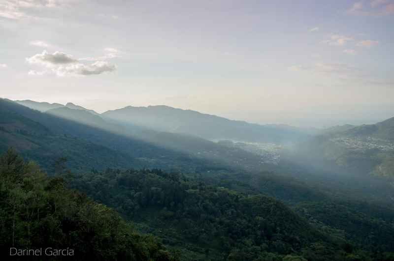 Vista del valle de Jacaltenango